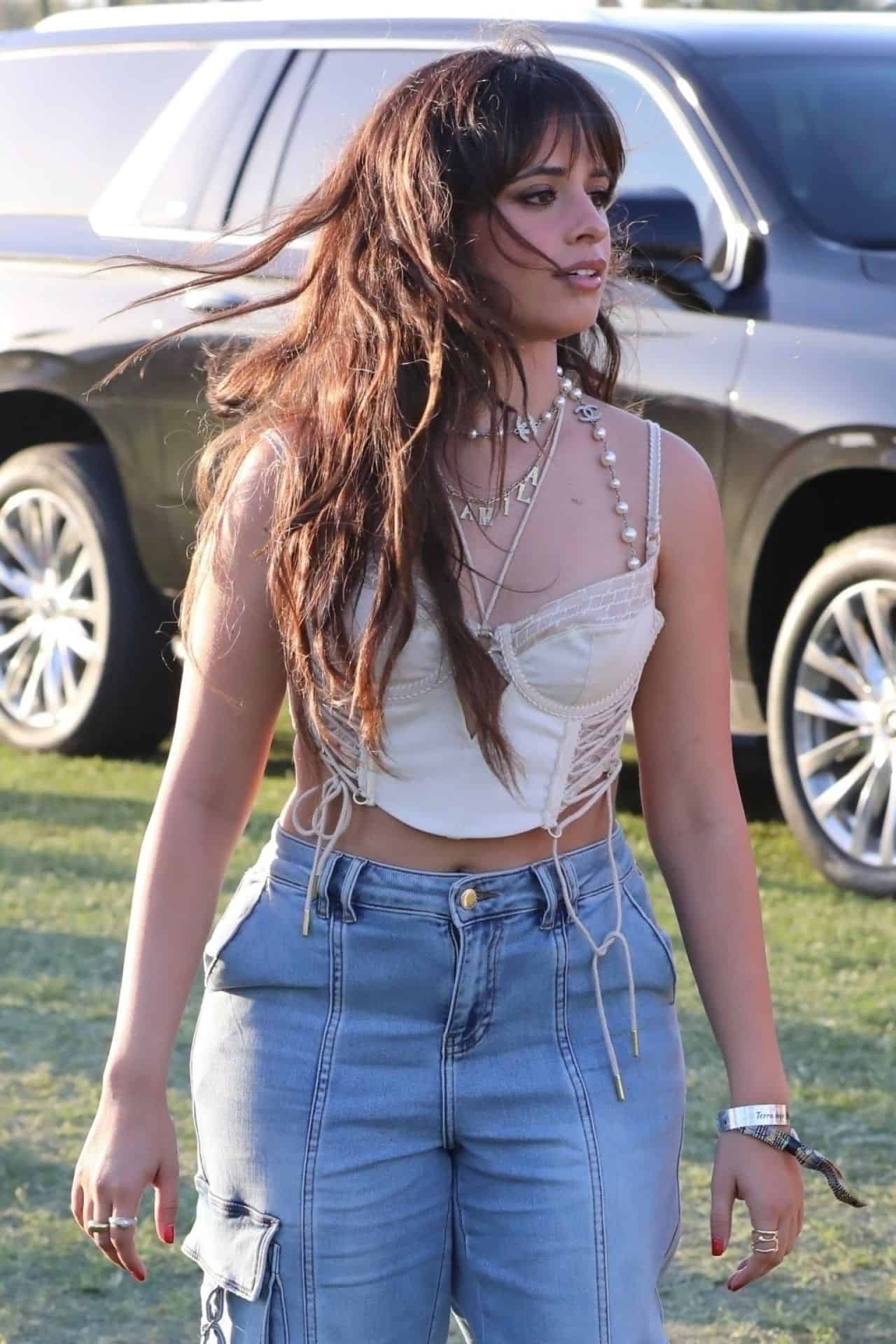 Camila Cabello Arrives at the 2023 Coachella Festival in Indio