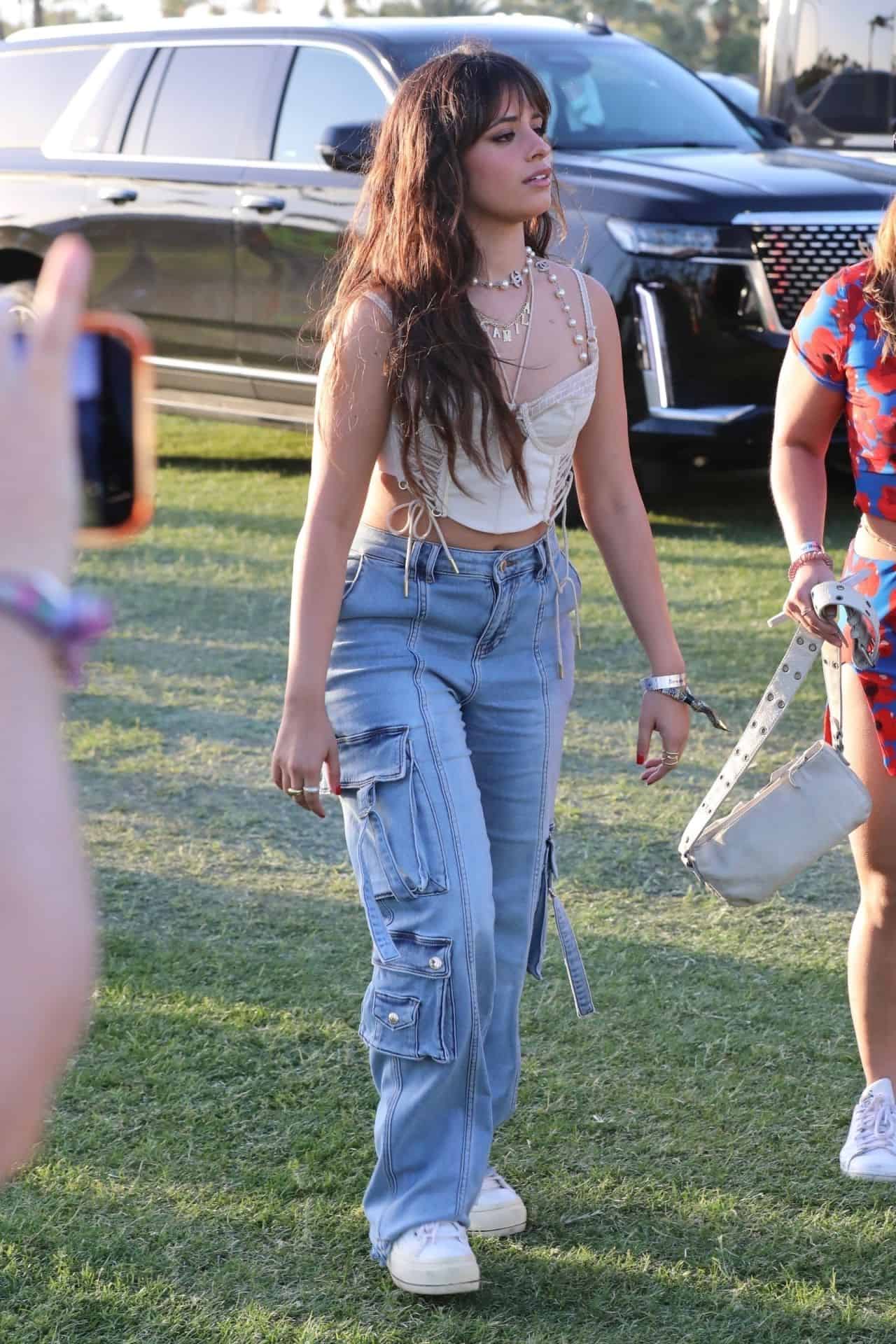 Camila Cabello Arrives at the 2023 Coachella Festival in Indio