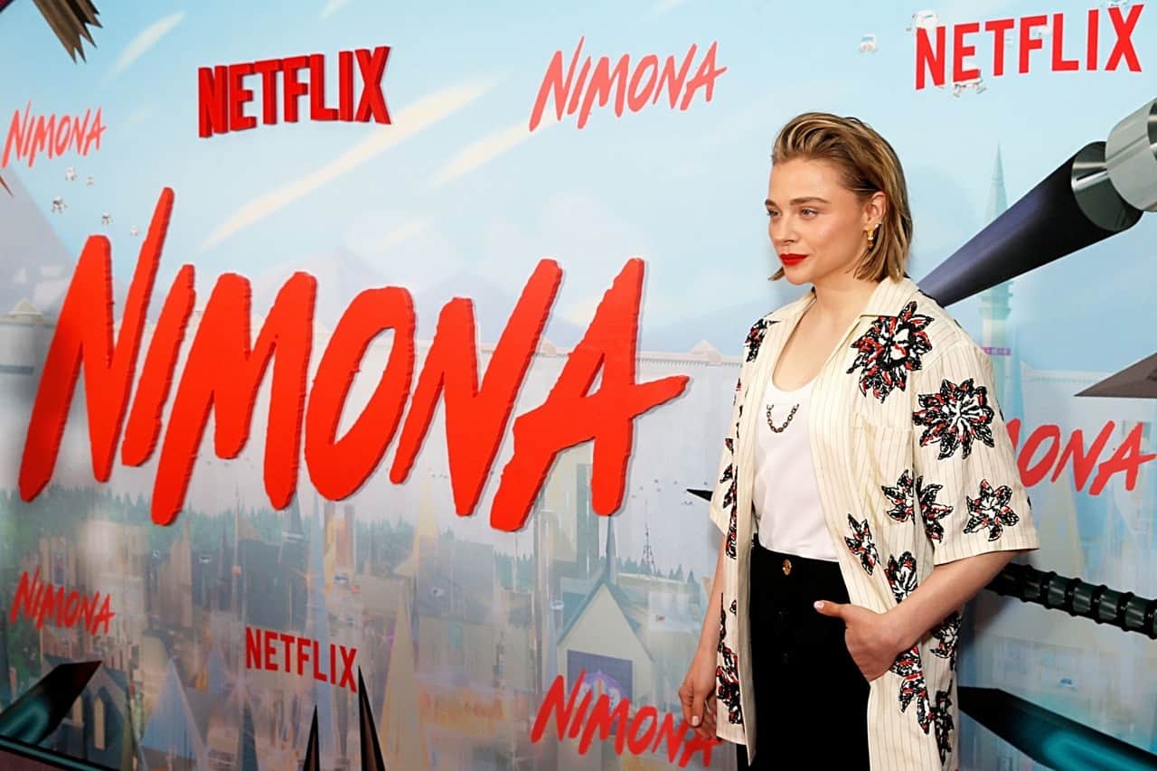 Chloe Grace Moretz Radiates Effortless Cool at Nimona Screening in NYC