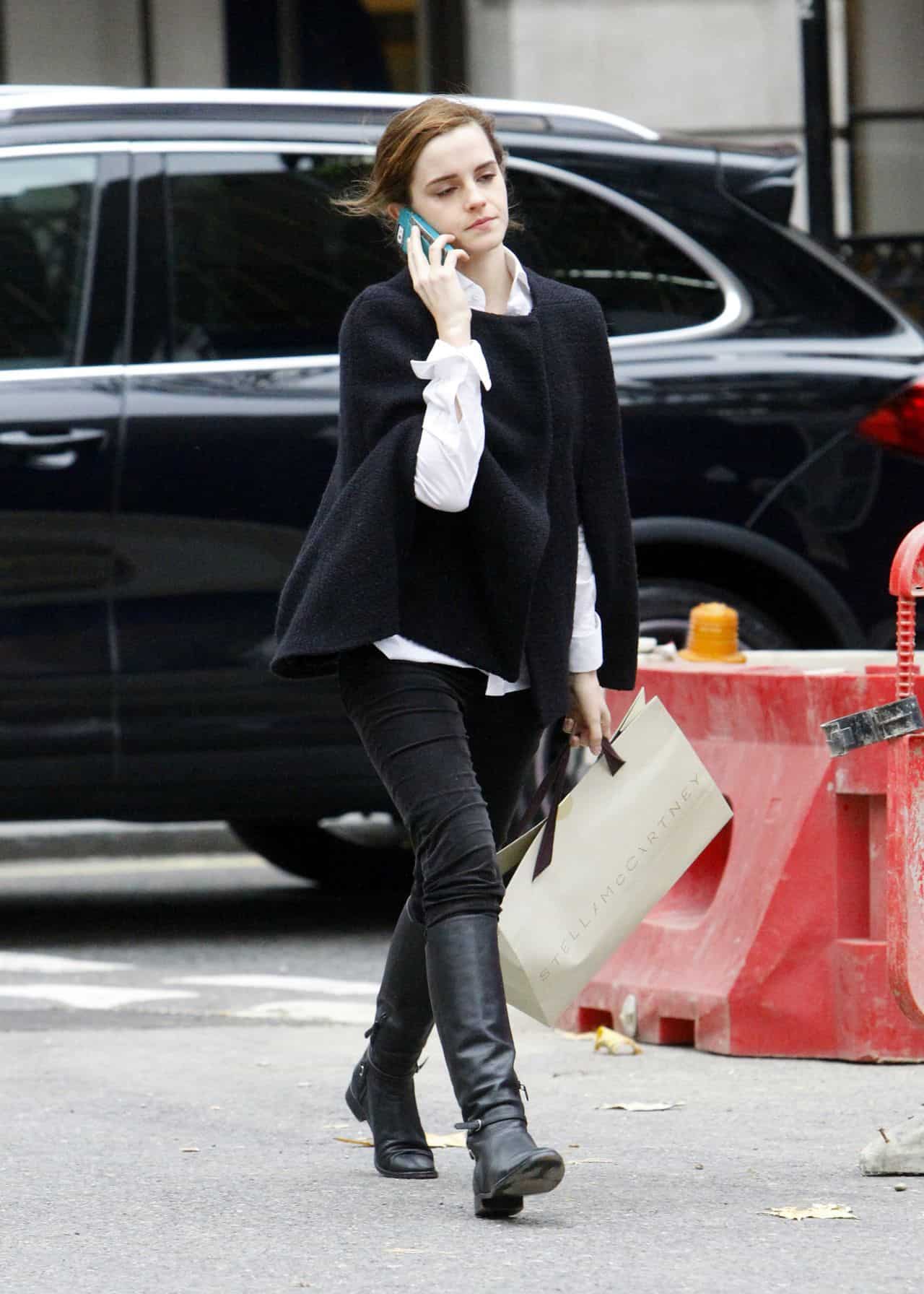 Emma Watson Radiates Confidence and Natural Beauty During Shopping Spree