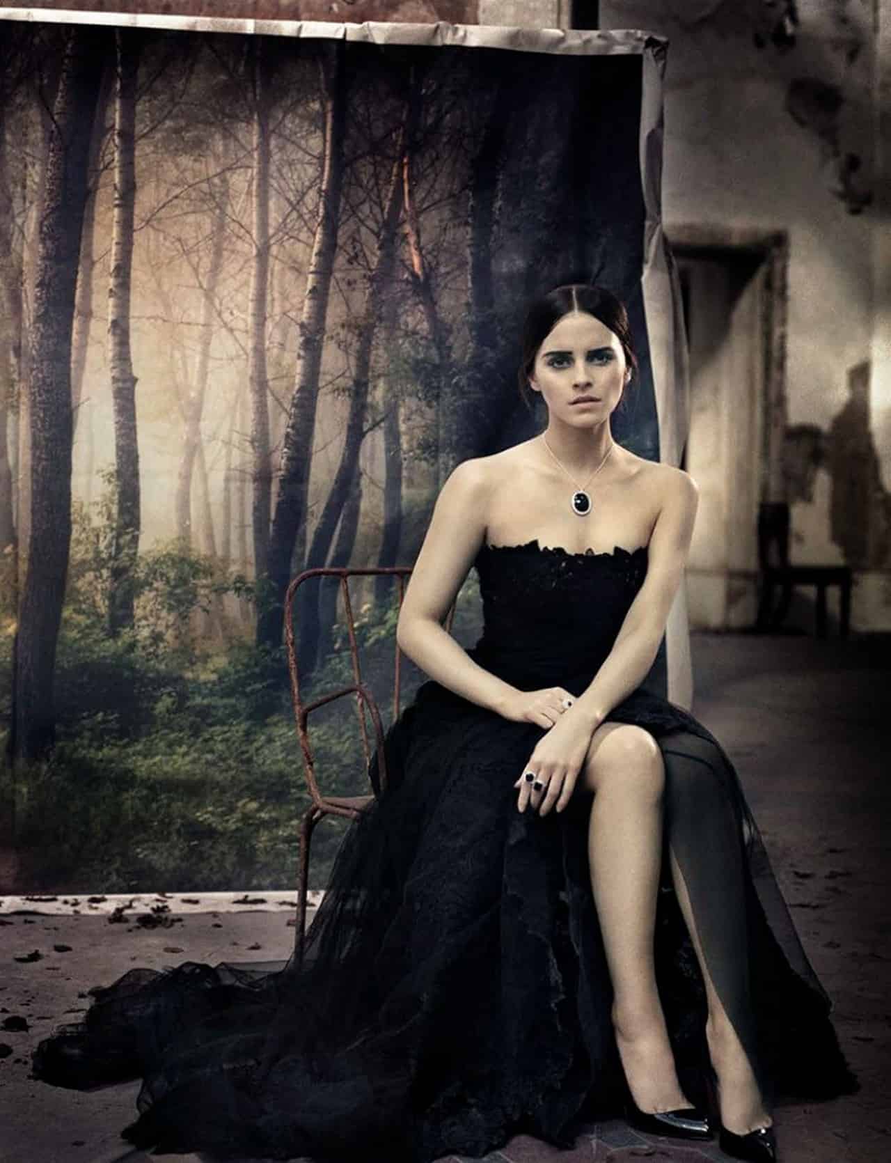 Emma Watson's Gothic-Inspired Vogue Italia Cover Shoot
