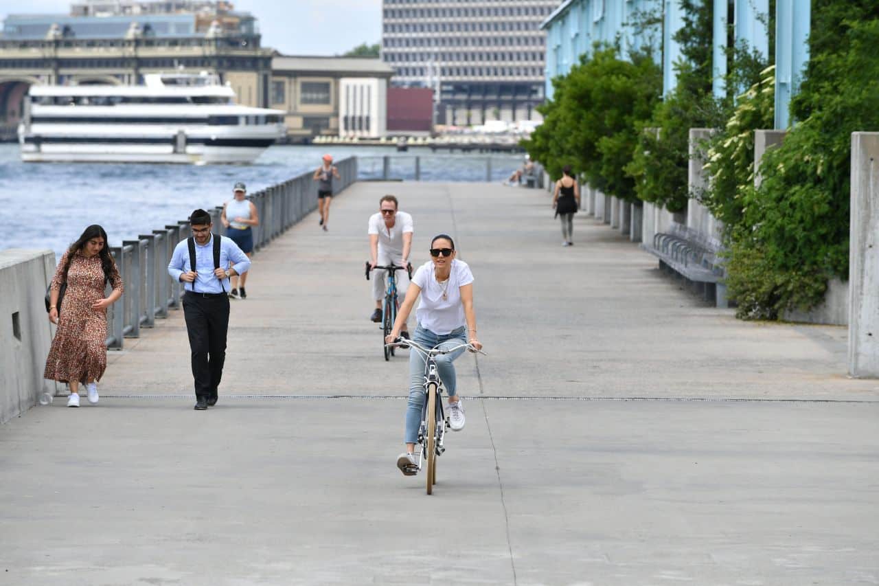 Jennifer Connelly and Paul Bettany's Joyful Bike Ride Date in NYC