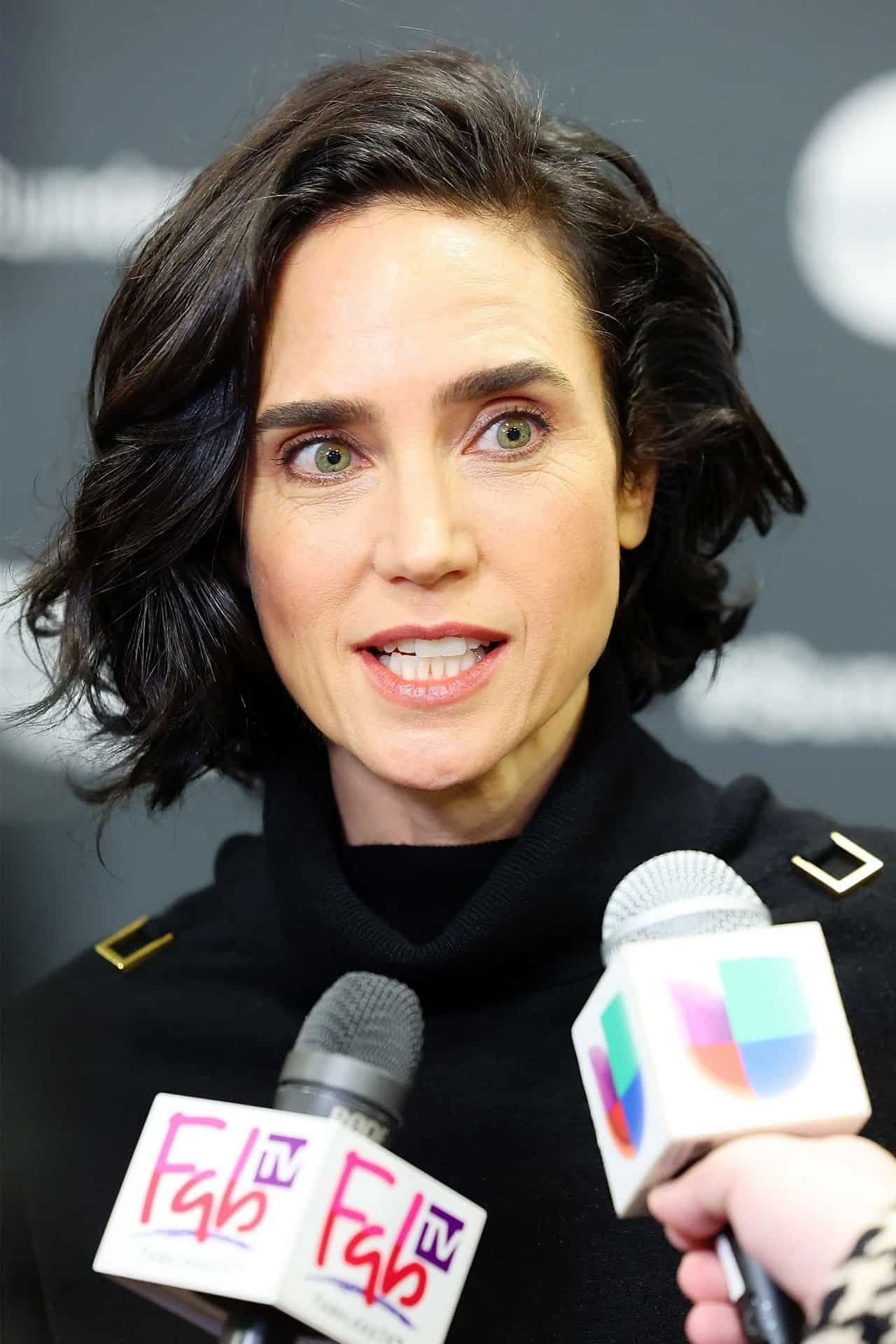 Jennifer Connelly Stuns in Mini Skirt and Sweater at Sundance Film Festival