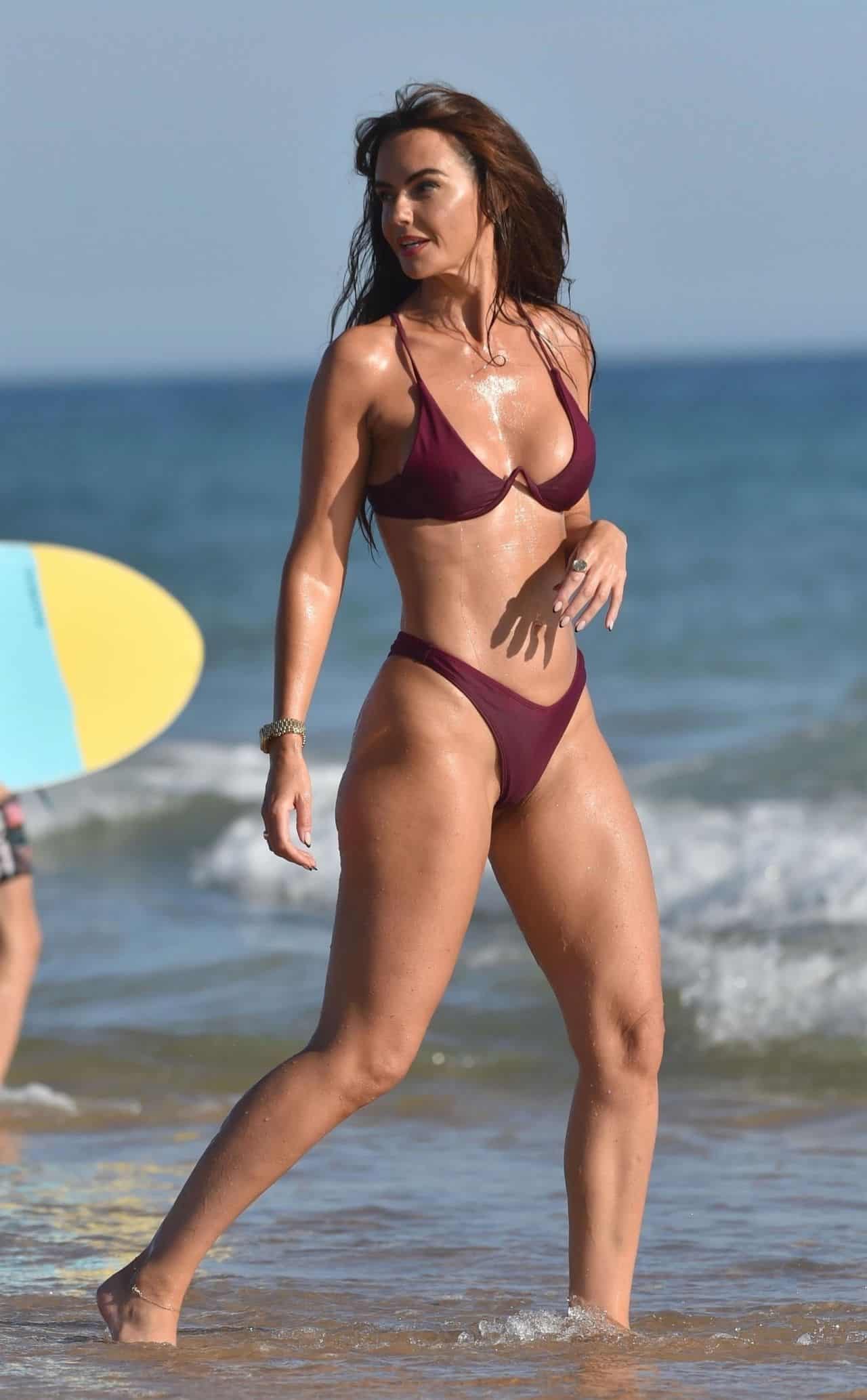 Jennifer Metcalfe Rocks a Sizzling Bikini Look on Spanish Beach