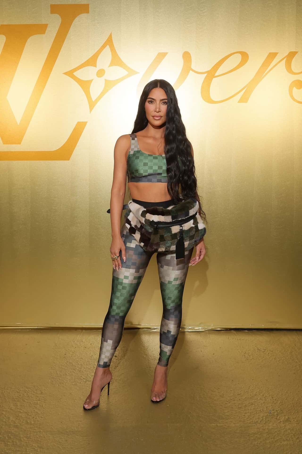 Kim Kardashian Turns Heads at Louis Vuitton Men’s Spring 2024 Fashion Show