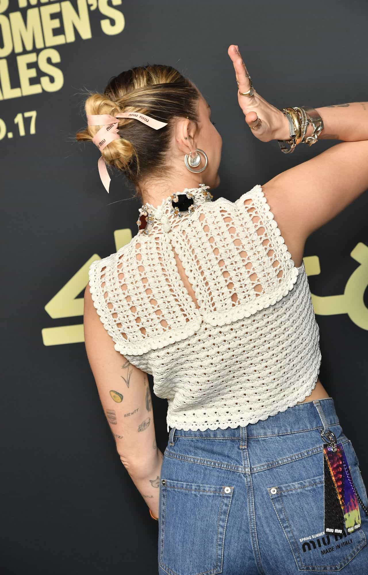Miley Cyrus Attends the Miu Miu "SHAKO MAKO" Release Party