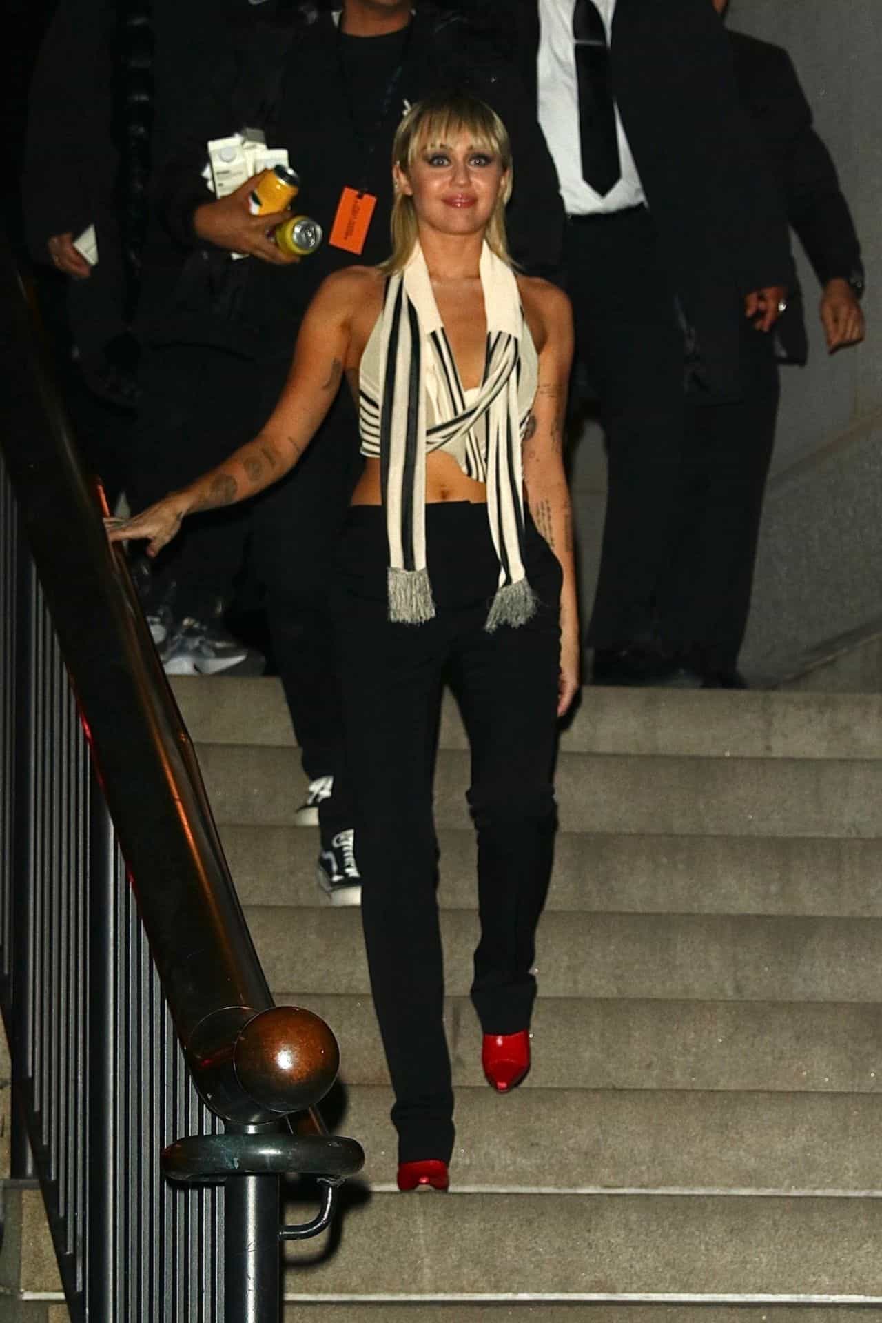 Miley Cyrus Brings Chic and Edgy Style to New York Fashion Week