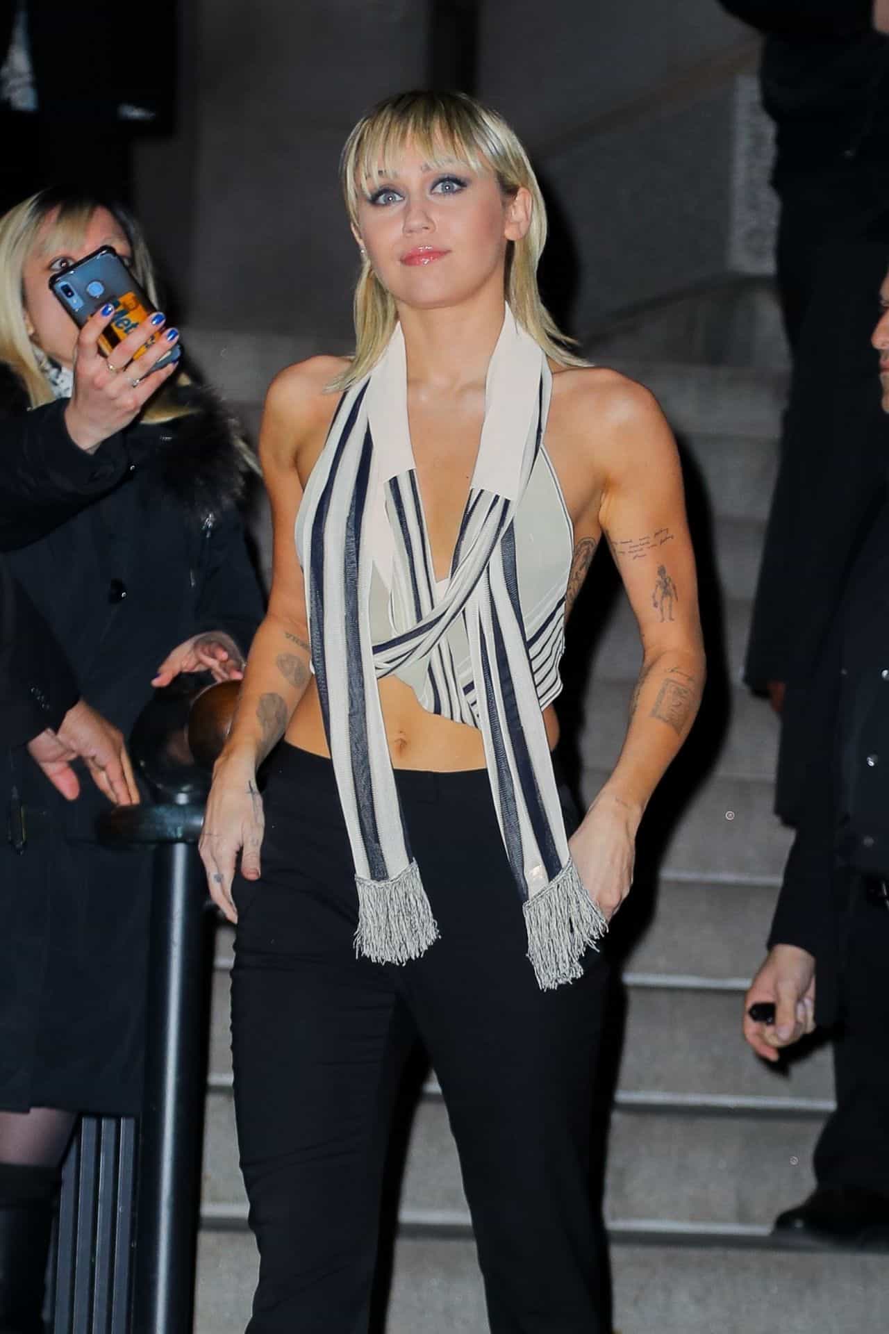 Miley Cyrus Brings Chic and Edgy Style to New York Fashion Week