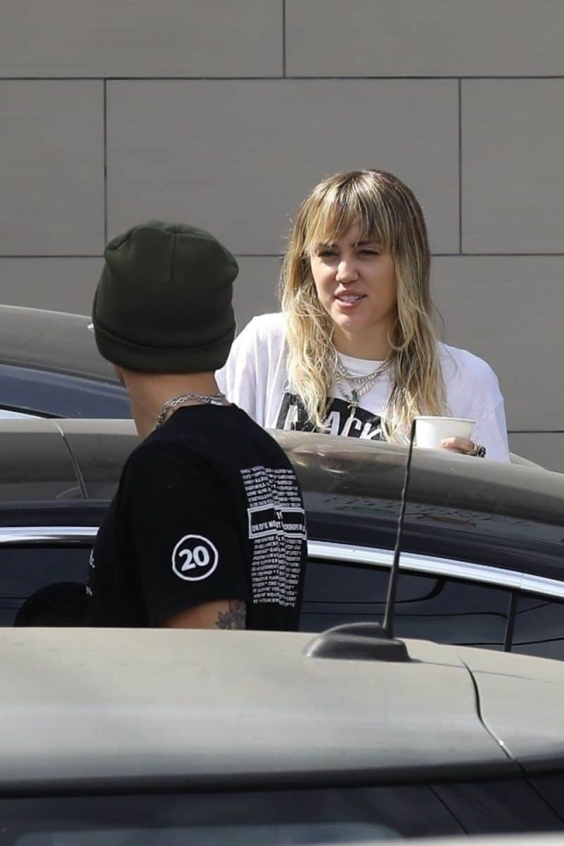 Miley Cyrus Models a Rock 'n' Roll Look for Lunch in LA with Her Ex