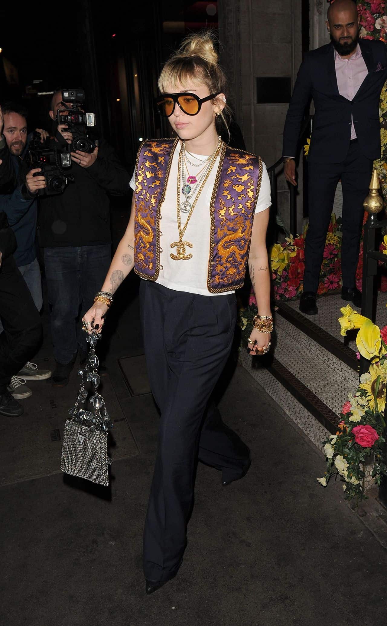 Miley Cyrus Shows Off Her Unique Chic Style in London