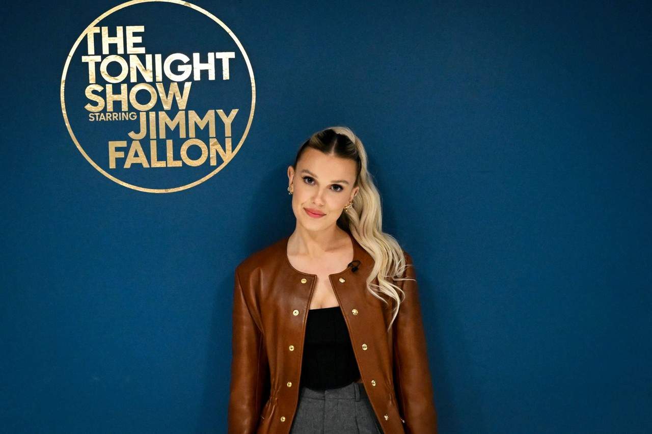Millie Bobby Brown Exudes Energy and Glamour on "The Tonight Show"