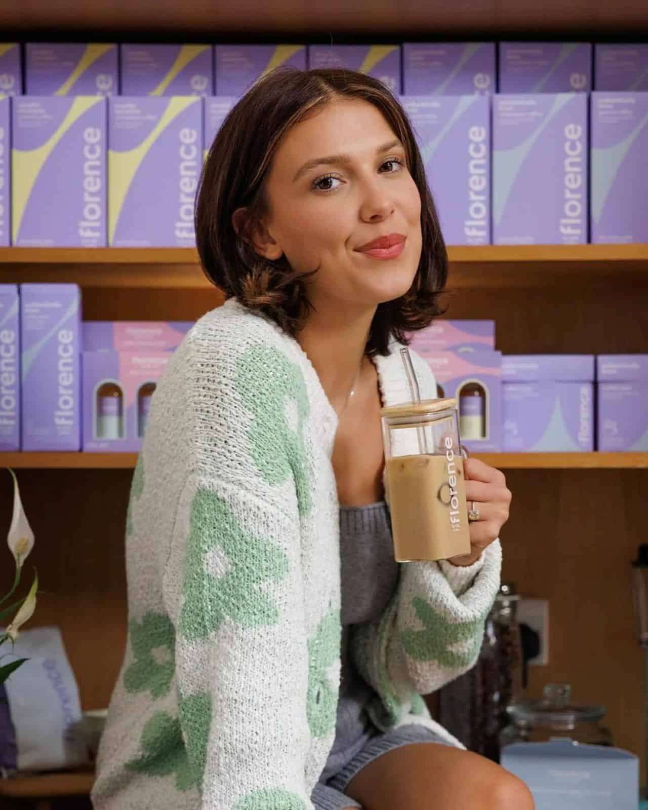Millie Bobby Brown Is Full of Joy as She Promotes Her New Coffee Line