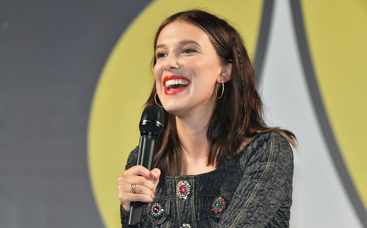 Millie Bobby Brown Radiates Glamour at Osaka Comic Con with Fiancé Jake