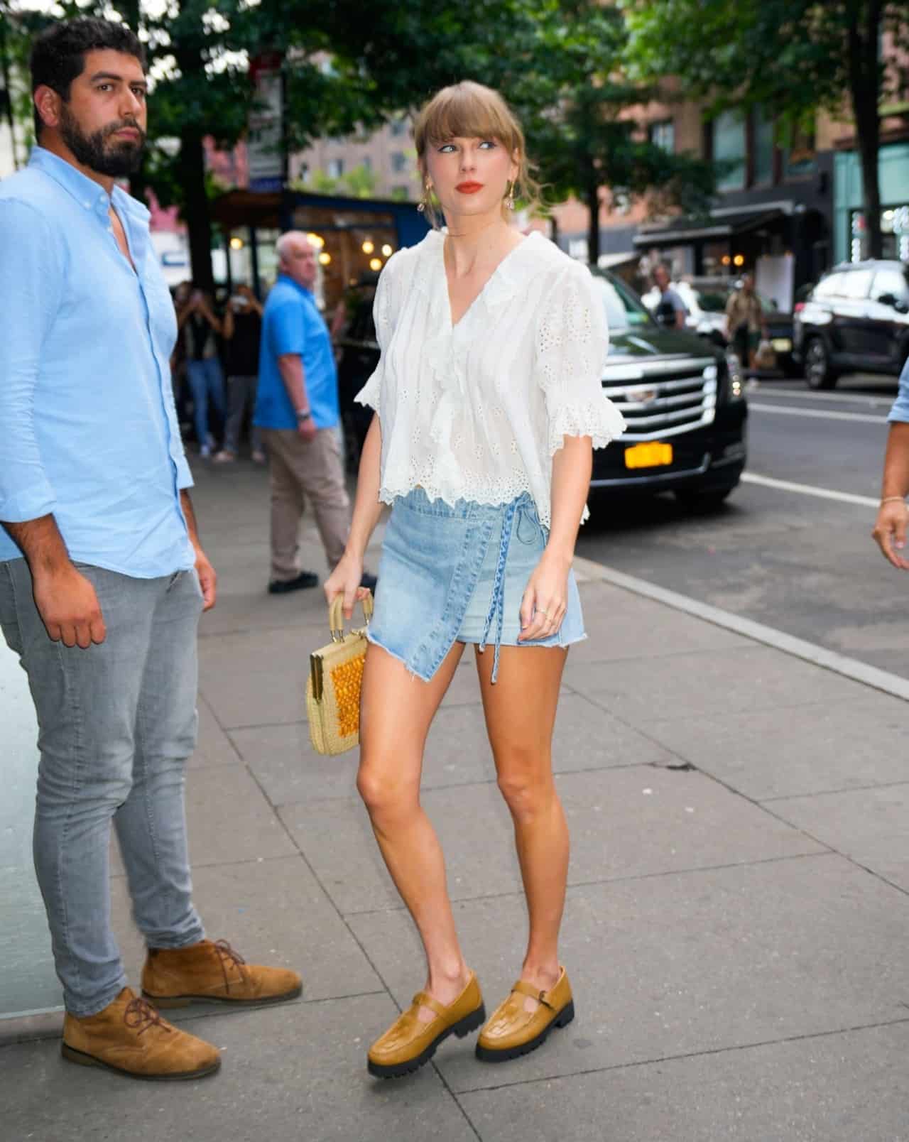 Taylor Swift Radiates Summer Style as She Heads to Electric Lady Studios