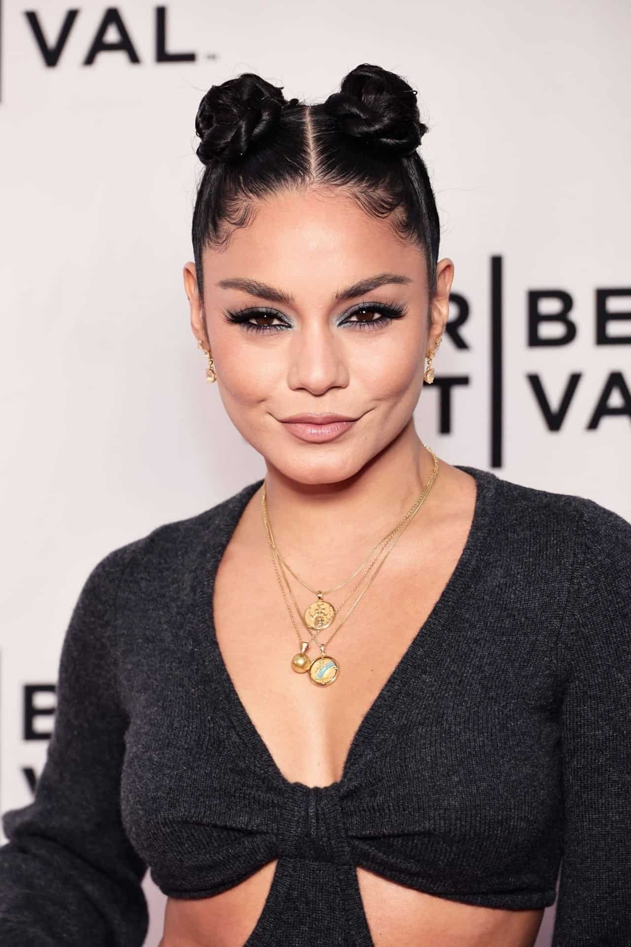 Vanessa Hudgens is a Vision in Black at the "Downtown Owl" World Premiere