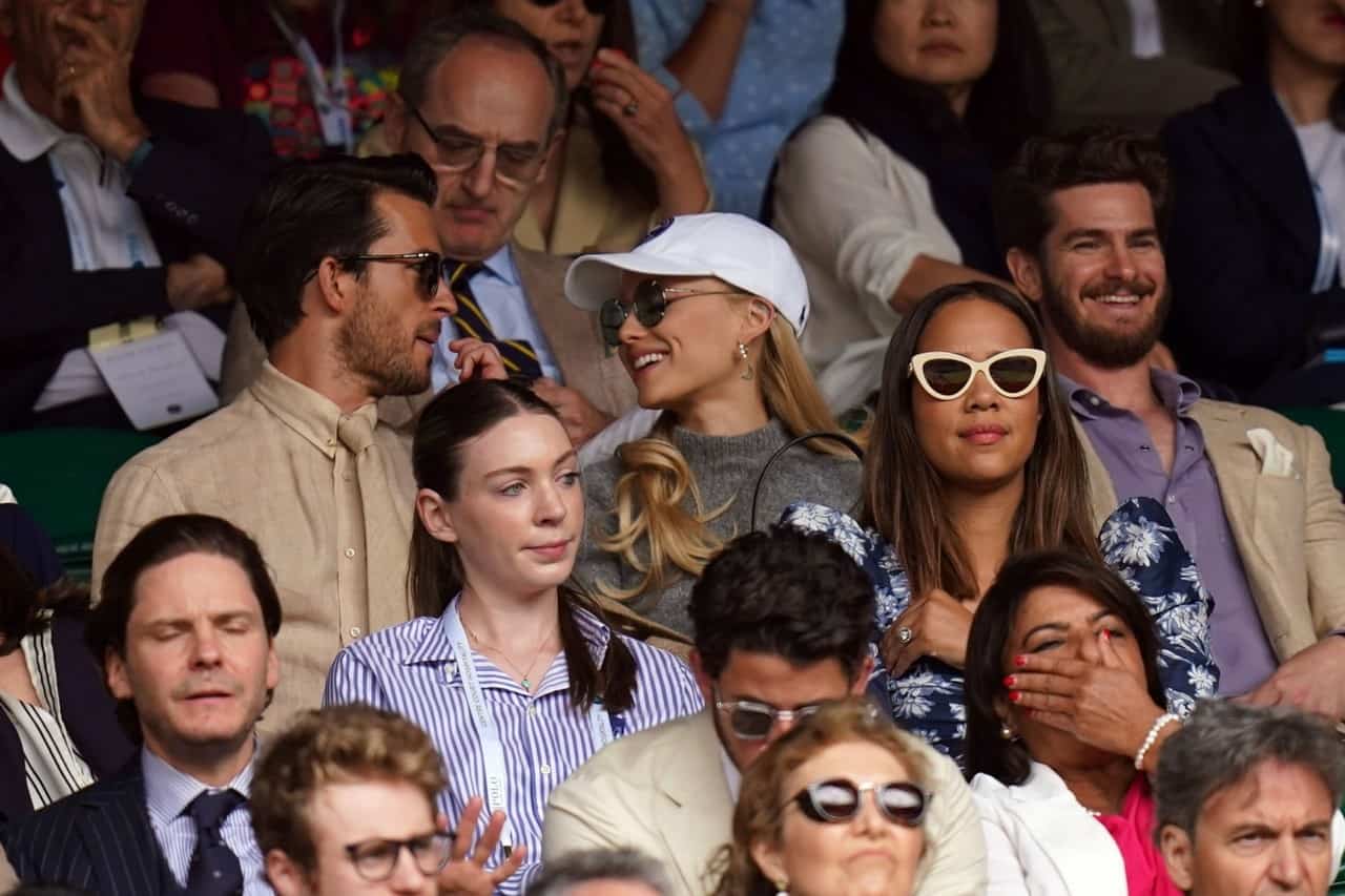 Ariana Grande and Jonathan Bailey Put on a Cozy Display at Wimbledon 2023