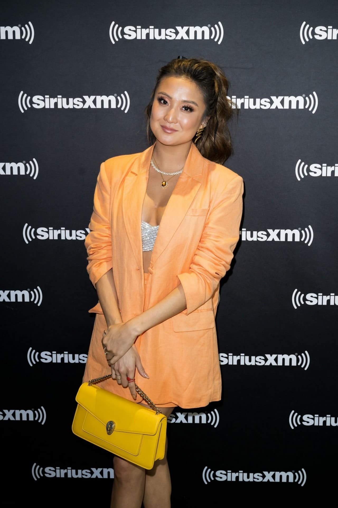 Ashley Park's Vibrant Look Shines Bright at SiriusXM Studios in Miami