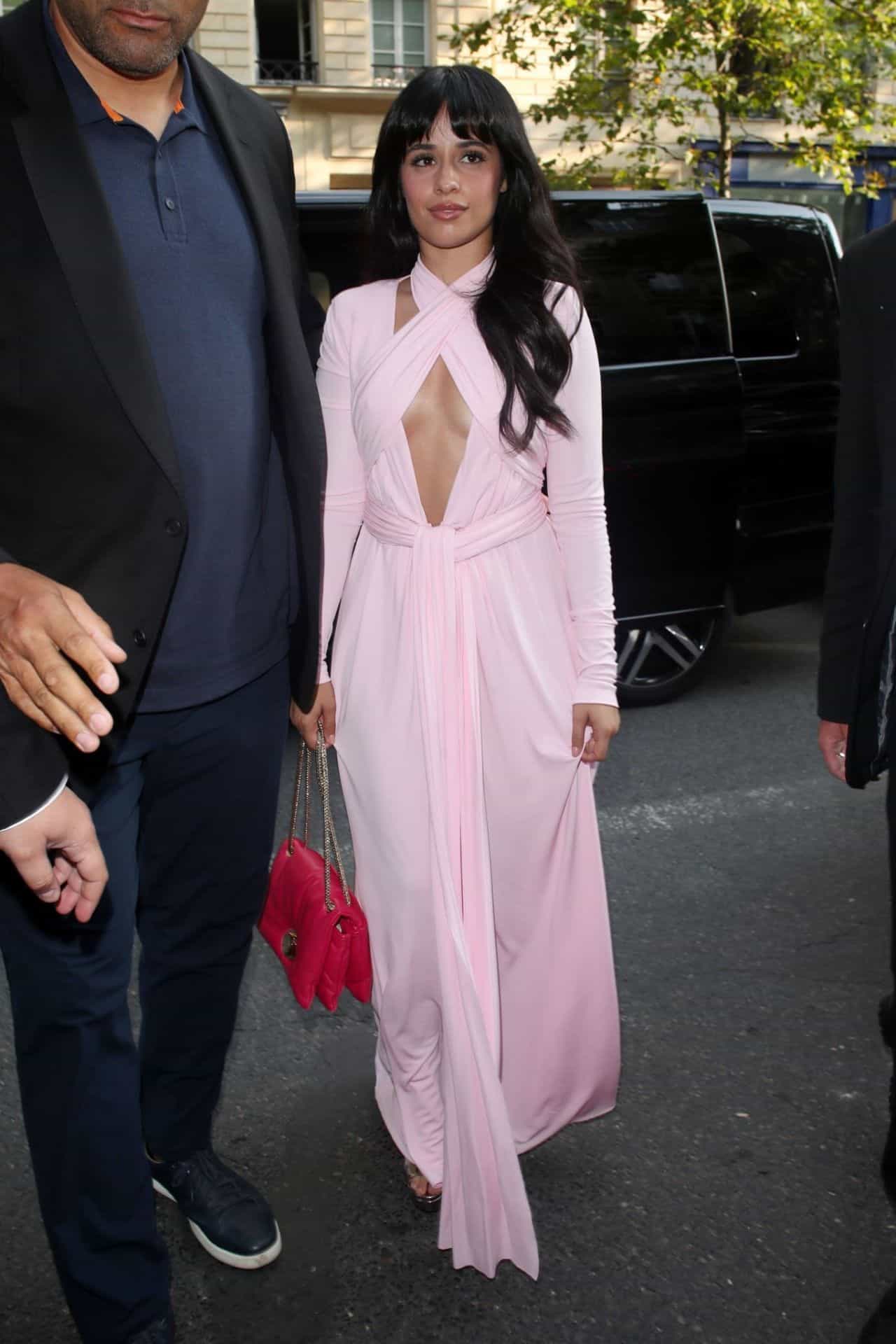 Camila Cabello Turns Heads in a Stunning Pink Gown at Paris Fashion Week