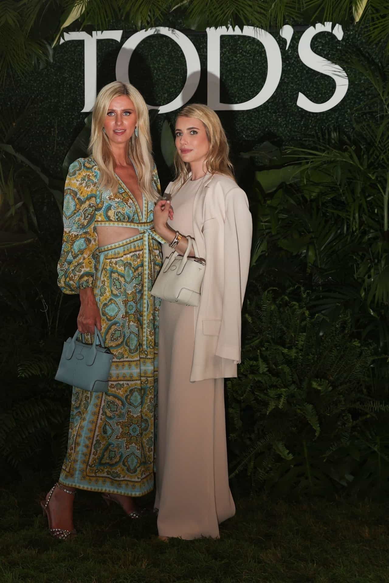 Emma Roberts Embraces Summer in Chic Maxi Dress at Tod's Hampton Event