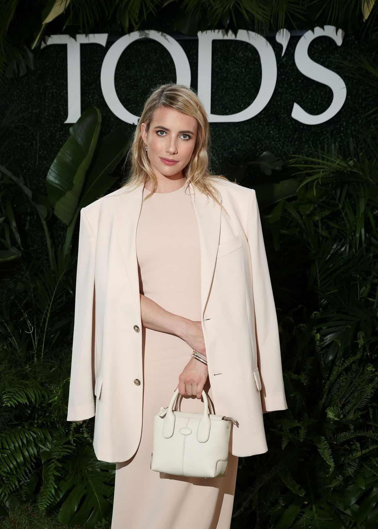 Emma Roberts Embraces Summer in Chic Maxi Dress at Tod's Hampton Event