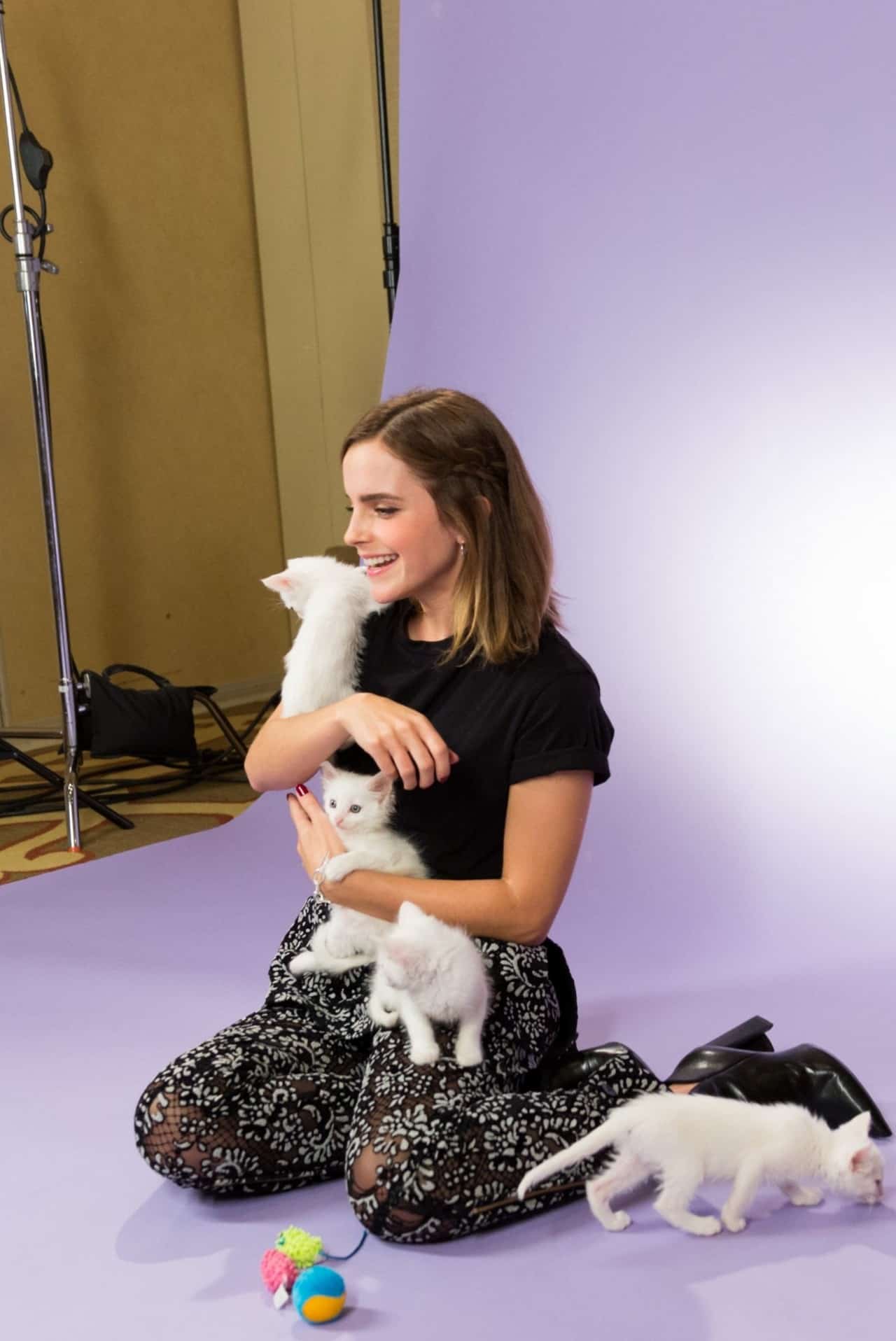 Emma Watson Loses Her Mind Over Kittens in BuzzFeed Interview