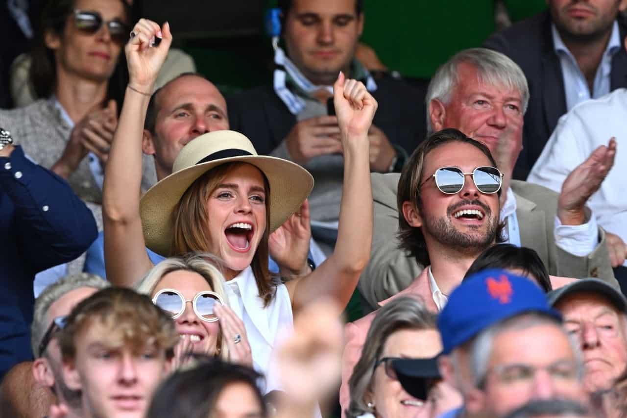 Emma Watson's Stunning Outfit Steals the Show at Wimbledon 2023 Men's Final