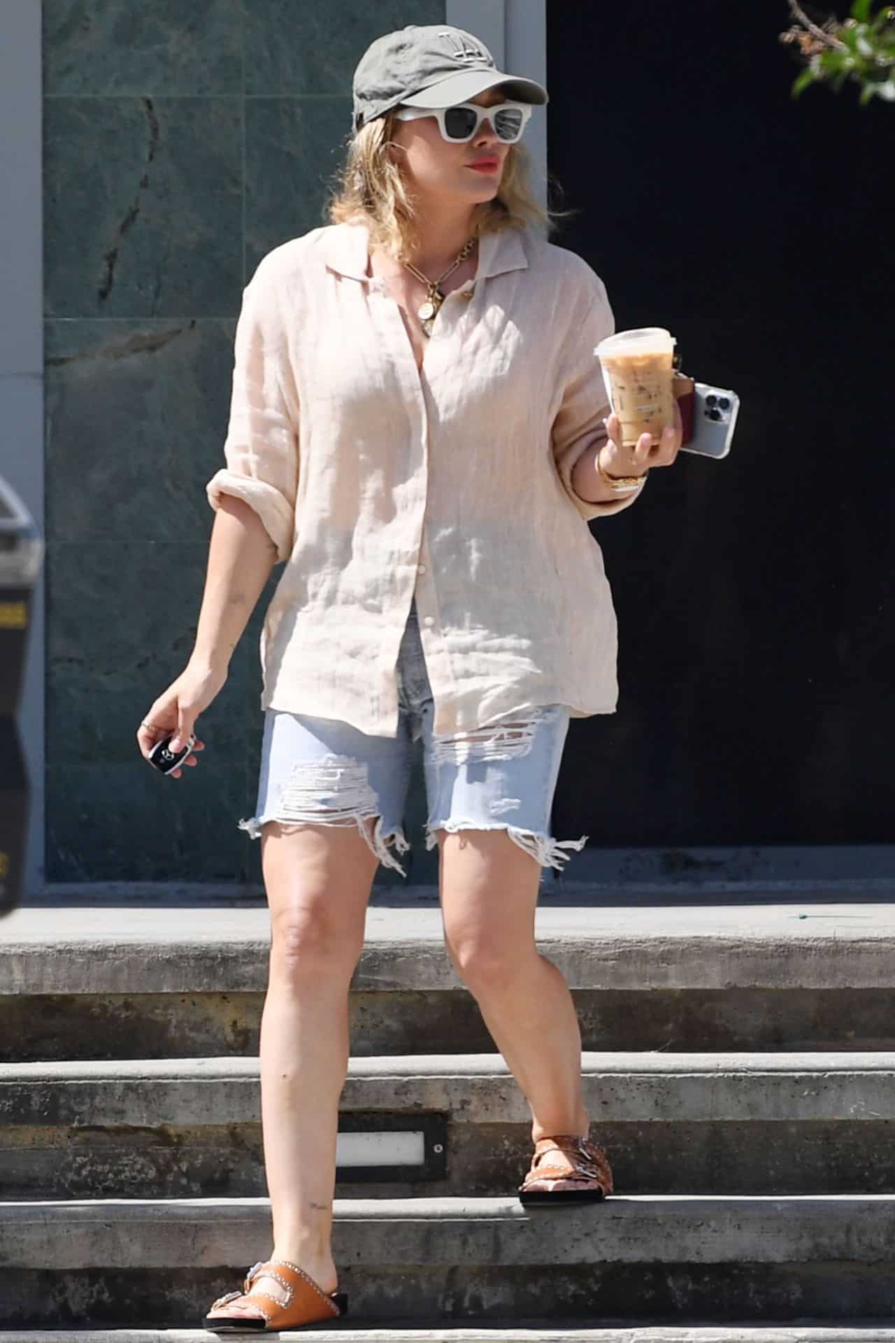 Hilary Duff is Effortlessly Cool While Running Errands in Studio City