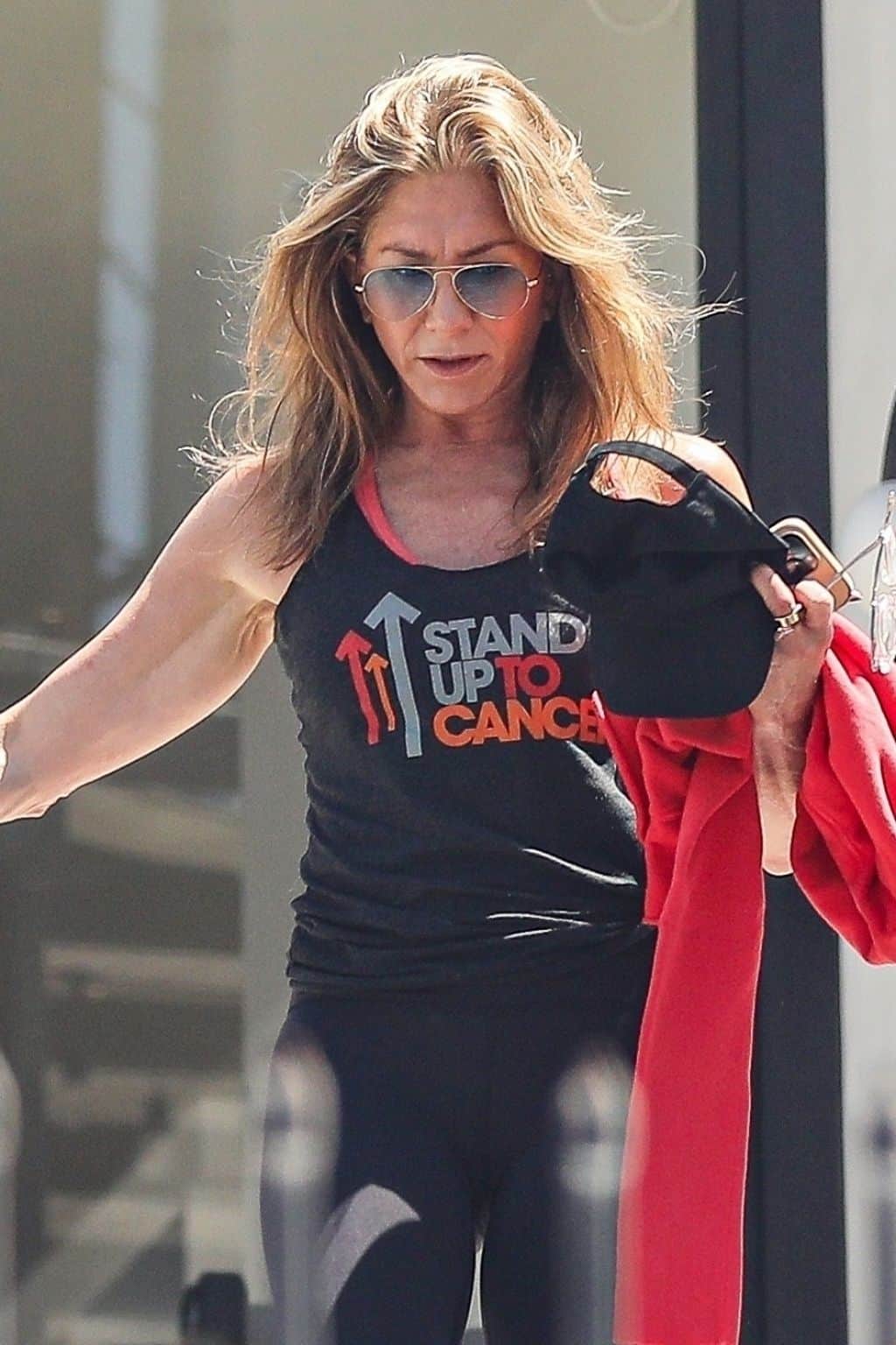 Jennifer Aniston Flaunts Post-Workout Glow During Outing in Los Angeles