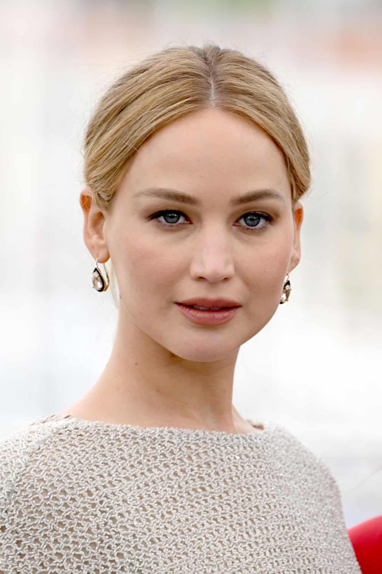 Jennifer Lawrence Brings the Heat in Crochet Dior Dress at Cannes