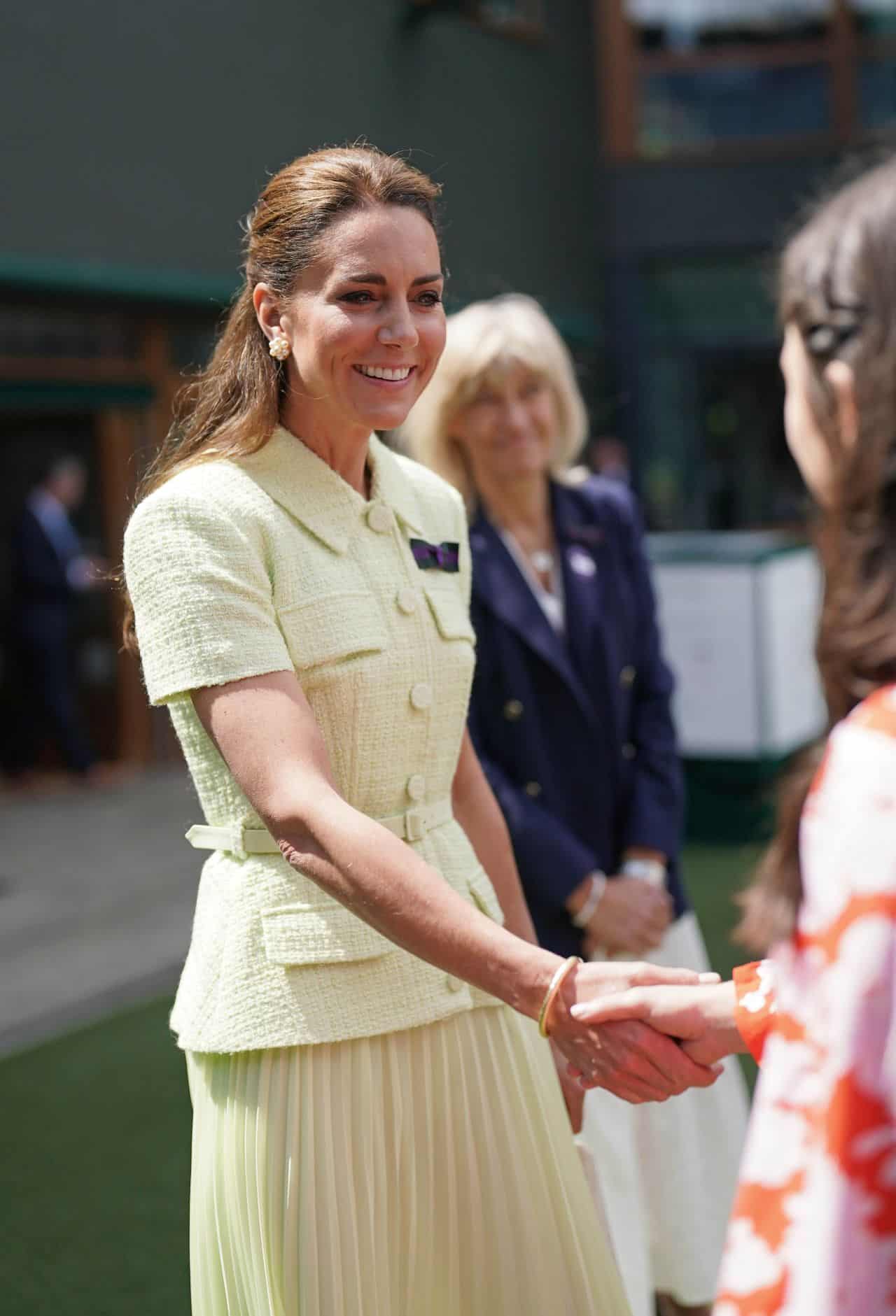 Kate Middleton Wows in Lime Green Outfit on Day 13 of Wimbledon 2023