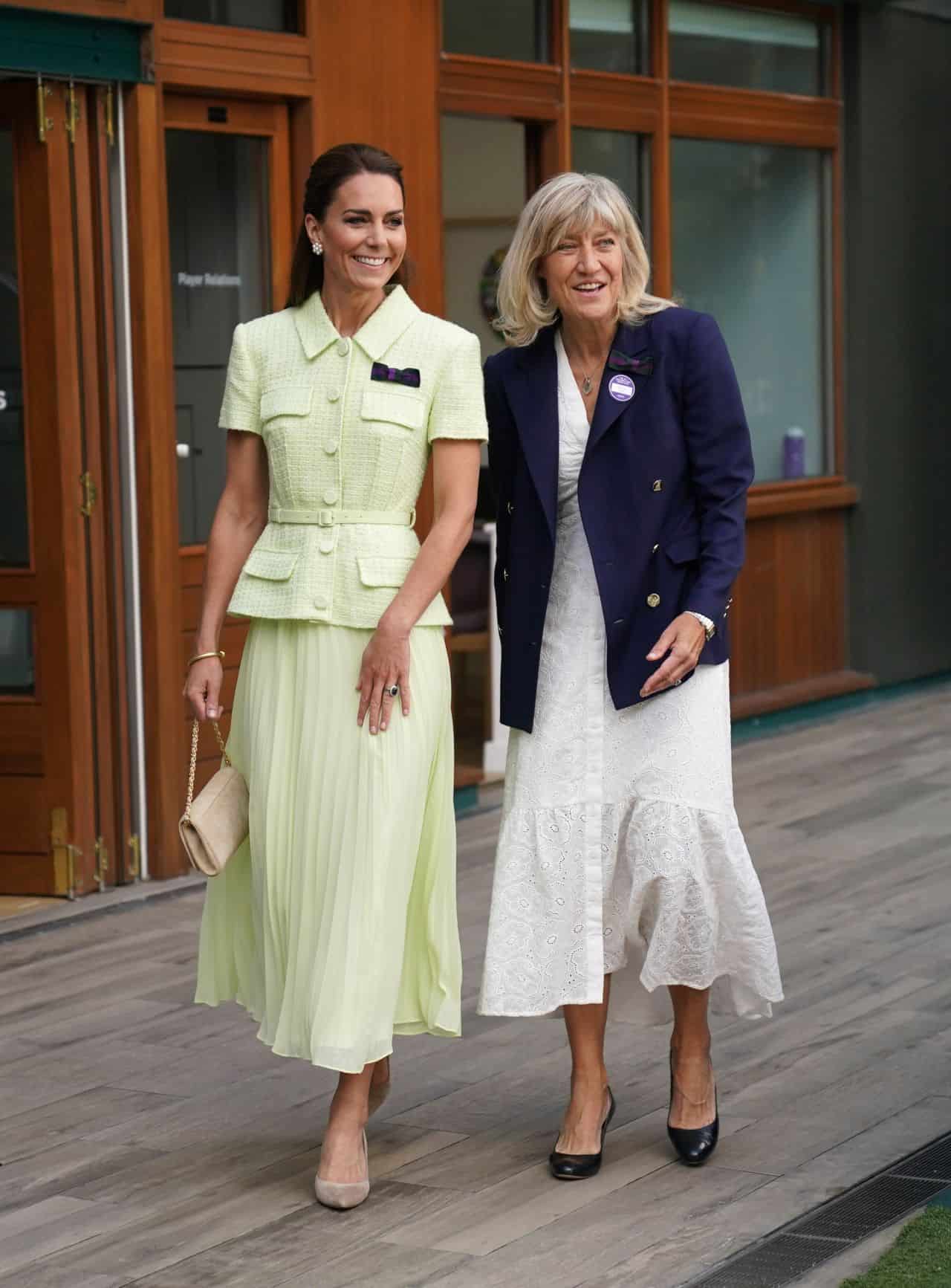 Kate Middleton Wows in Lime Green Outfit on Day 13 of Wimbledon 2023