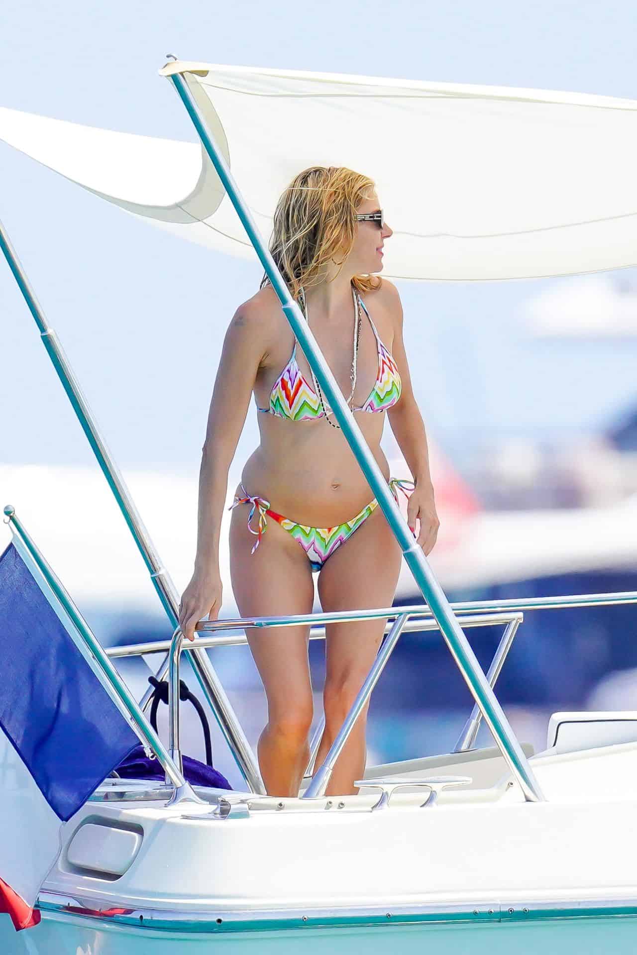 Sienna Miller and Oli Green Enjoy a Summer Boat Trip in St. Tropez