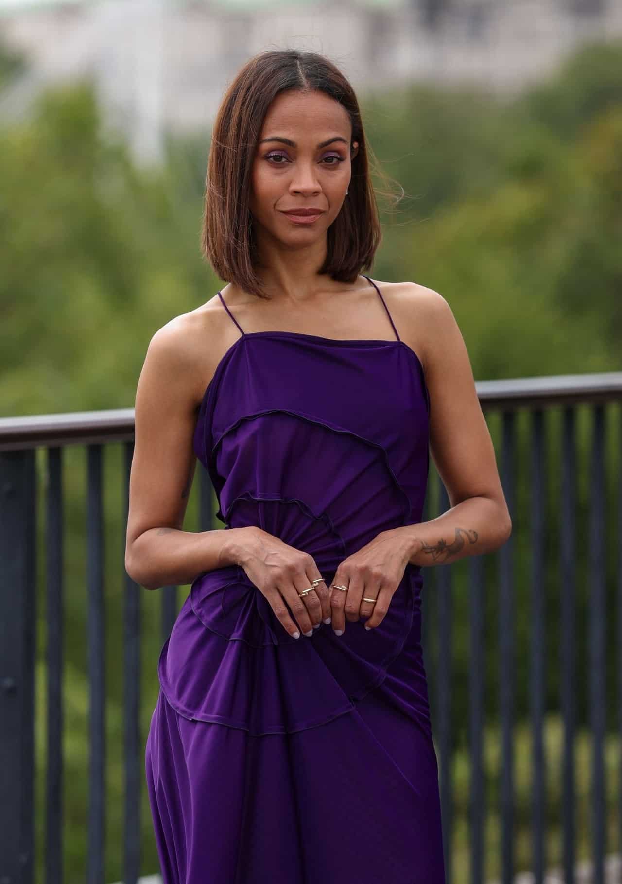 Zoe Saldana Attends Photocall for "Special Ops: Lioness" in London