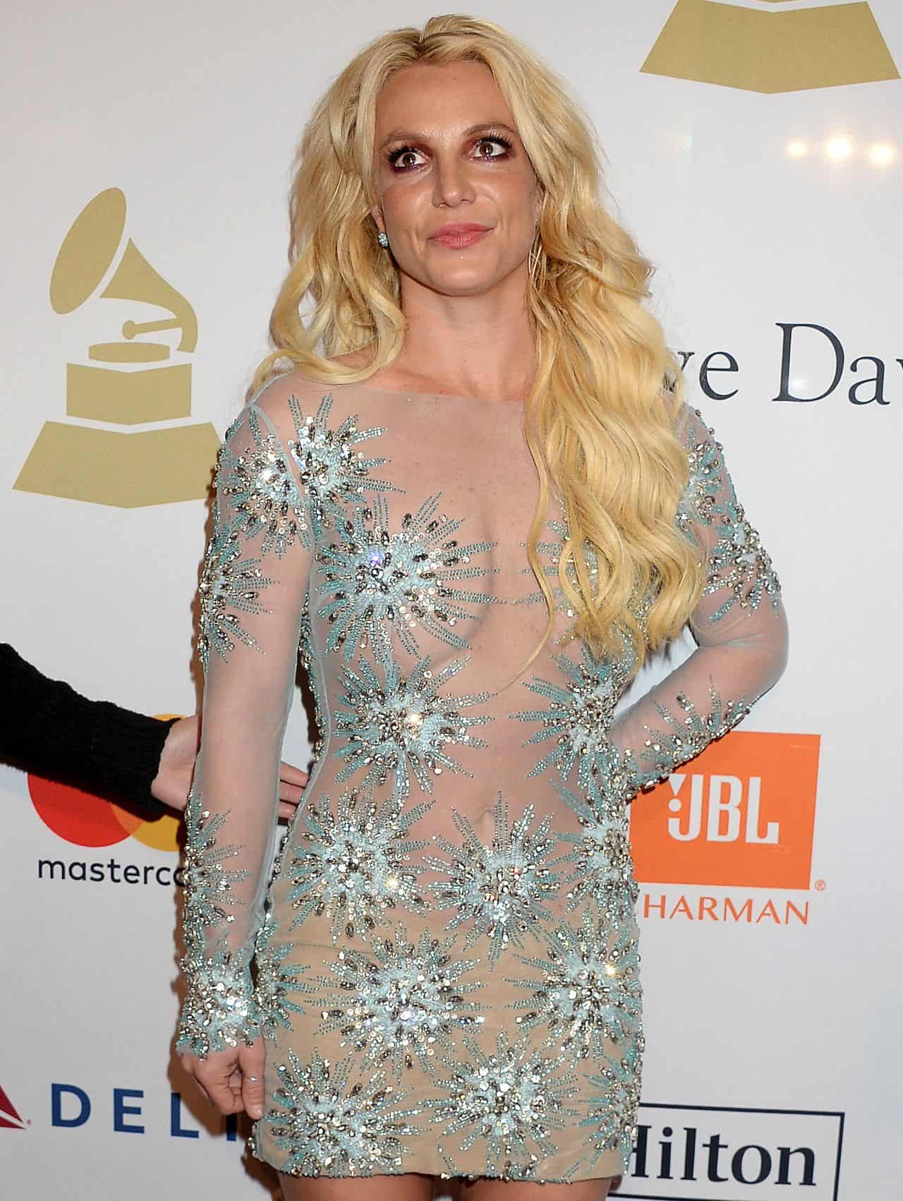 Britney Spears Dazzles in Dreamy Custom Dress by Uel Camilo