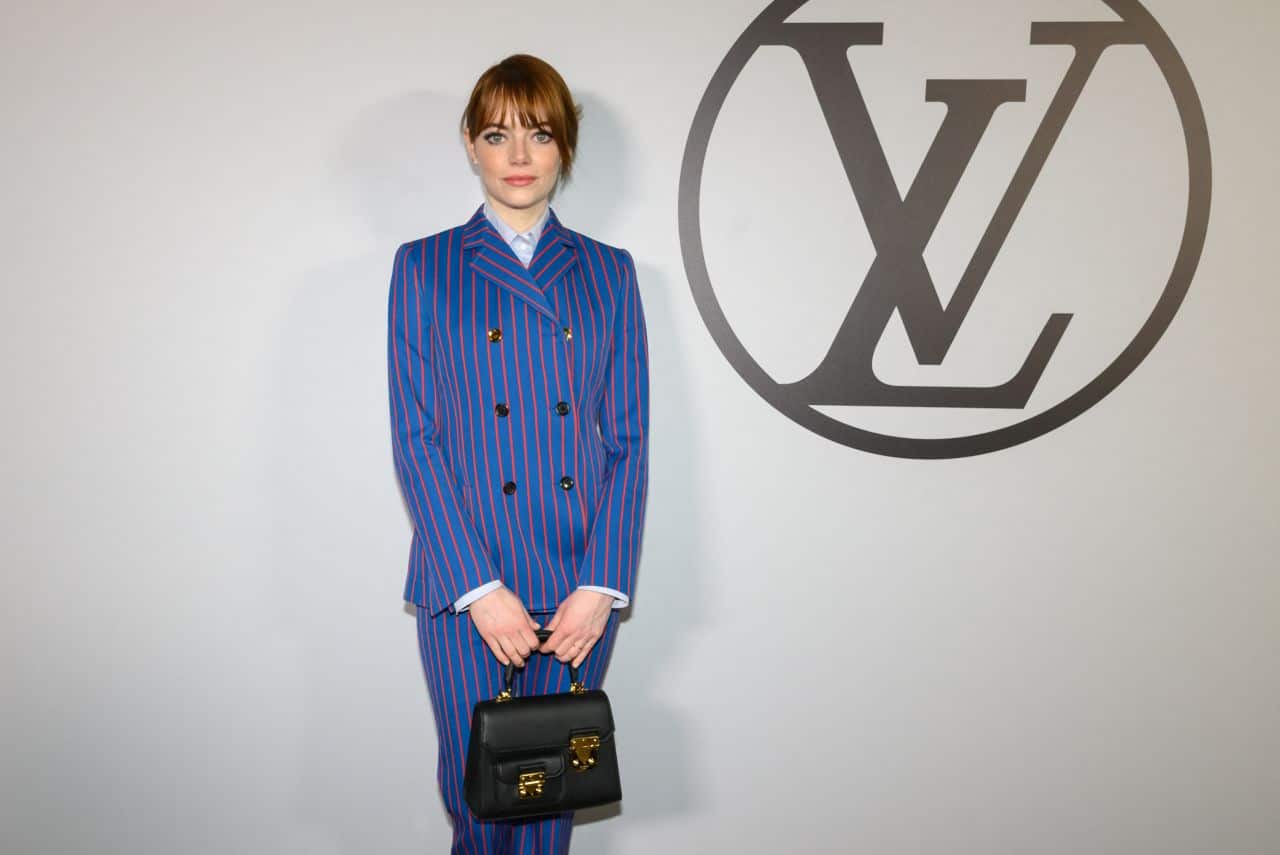 Emma Stone Joins A-List Cast at Louis Vuitton Fall 2023 Fashion Show