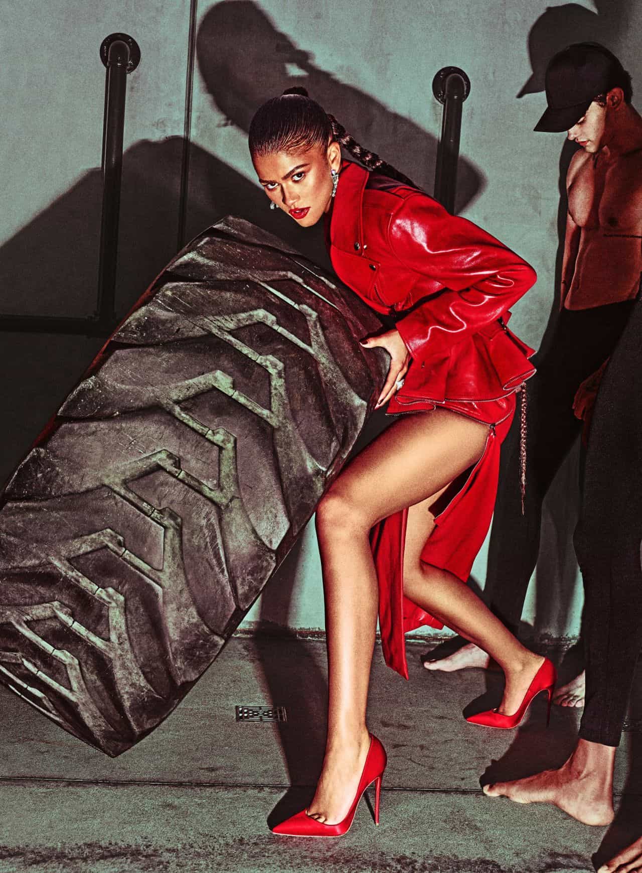 Zendaya Takes Haute Heels to New Heights on Elle's September 2023 Cover