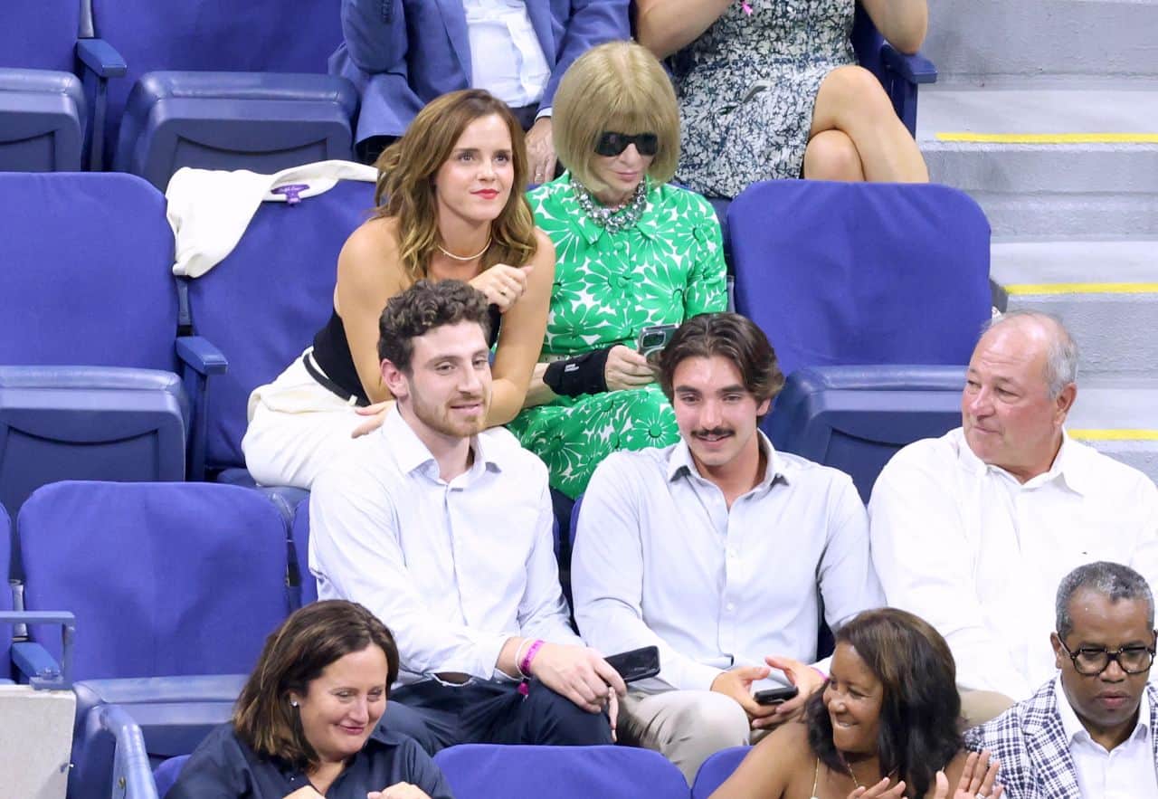 Emma Watson Serves Up Casual Sophistication at the US Open 2023