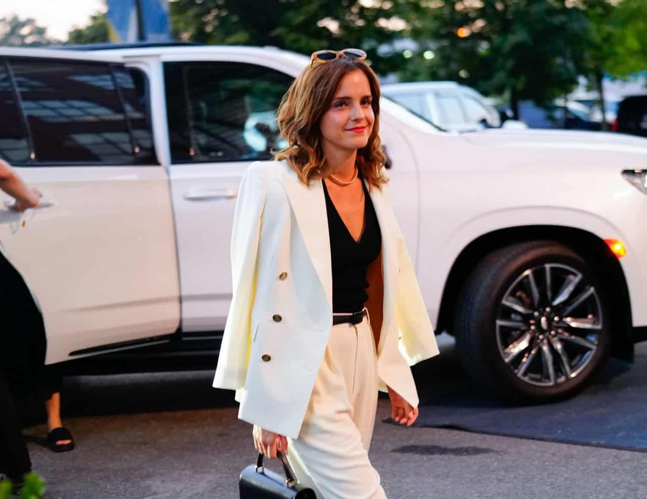 Emma Watson Serves Up Casual Sophistication at the US Open 2023