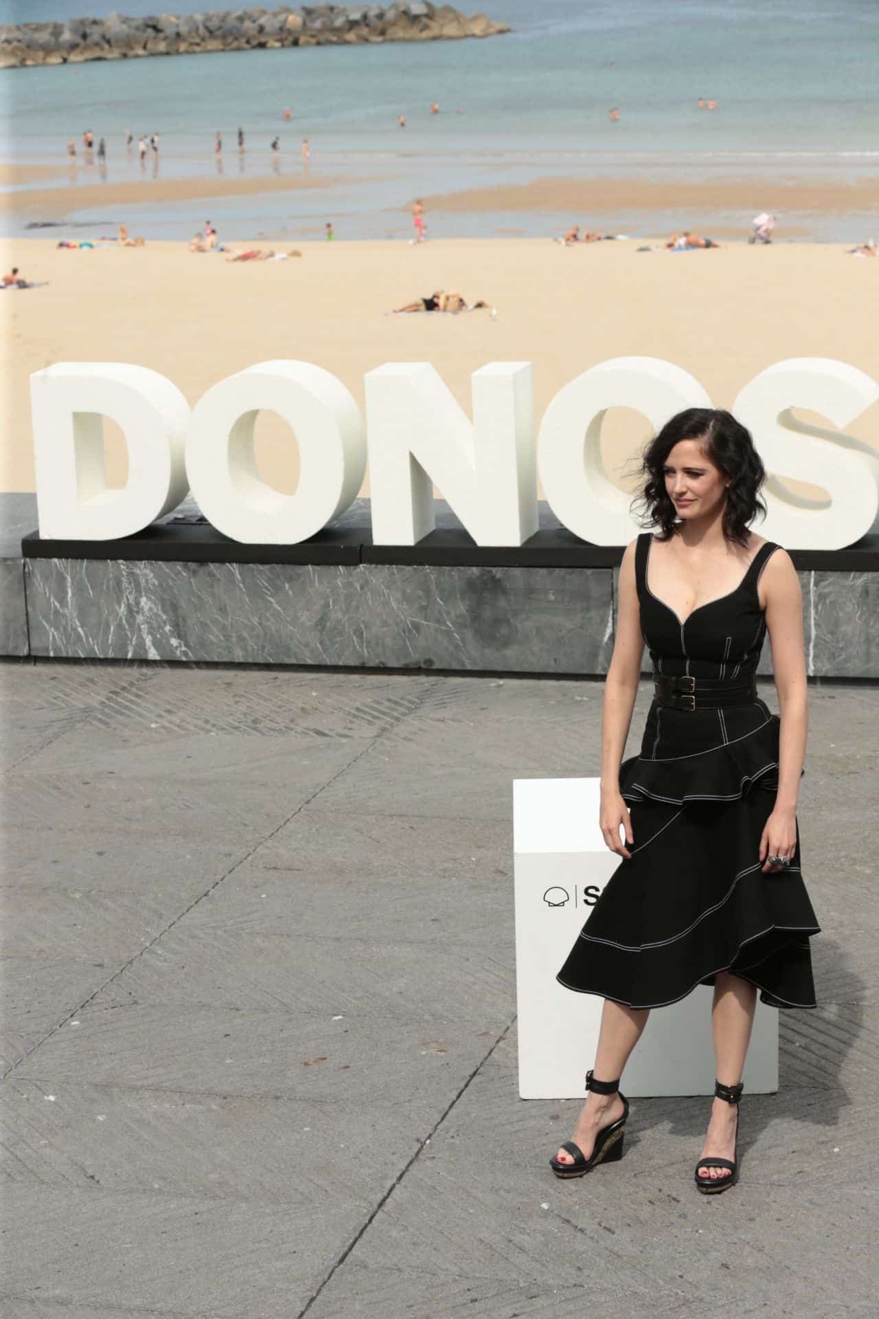 Eva Green Stuns in Black Dior Gown at San Sebastian Film Festival