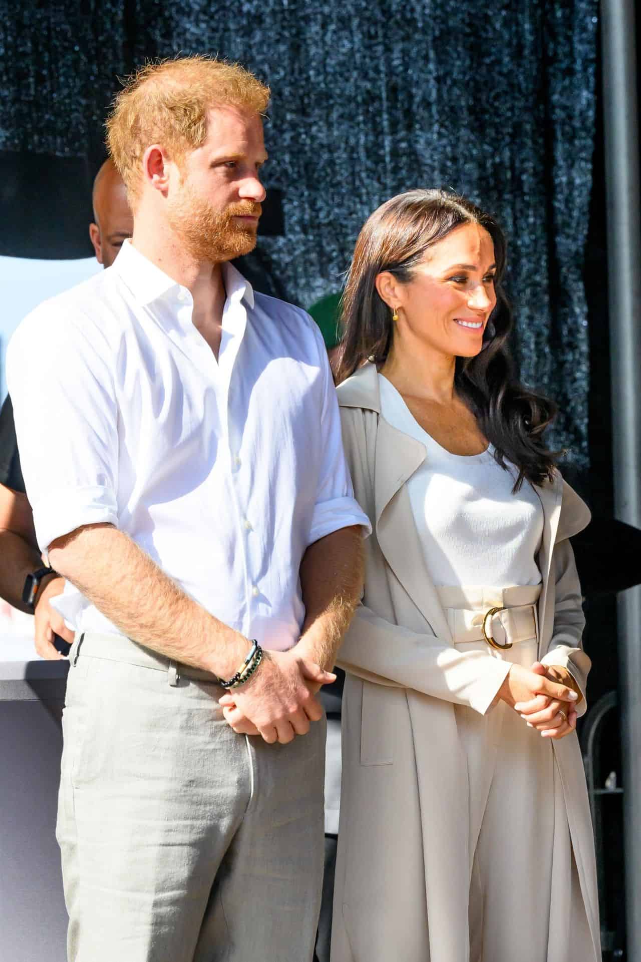 Meghan Markle Wows in Cuyana Silk Set for Invictus Games 2023