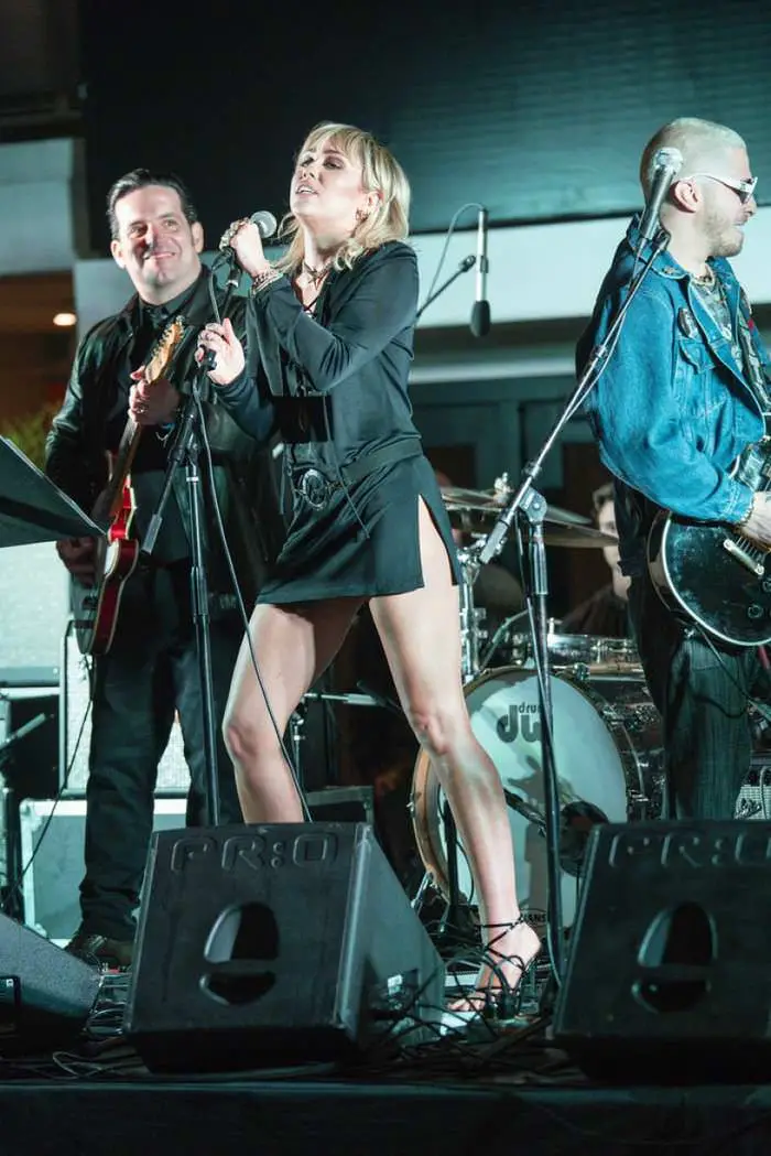 Miley Cyrus Perform at the 50th Anniversary Celebration of The Doors in Hollywood