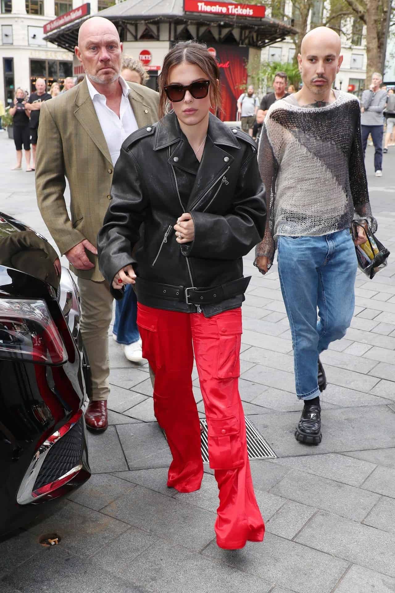 Millie Bobby Brown Brings Chic to the Streets of London for Book Promotion