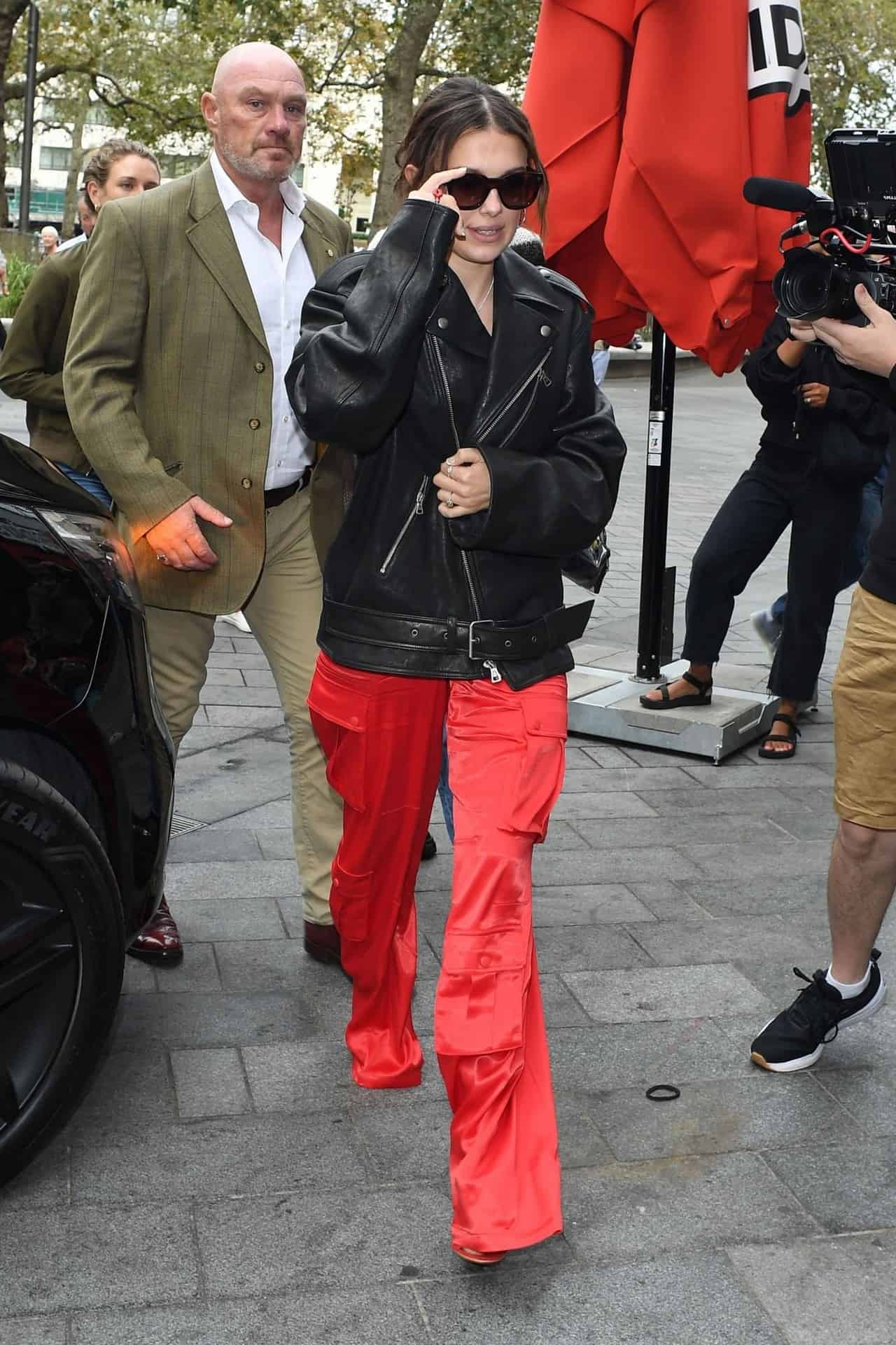 Millie Bobby Brown Brings Chic to the Streets of London for Book Promotion