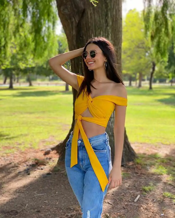 Victoria Justice Showing Her Sun-Kissed Look on Social Media