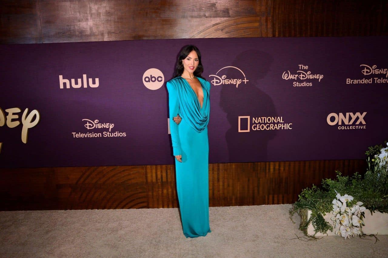 Eiza Gonzalez Makes a Grand Entrance at Disney Emmy Party
