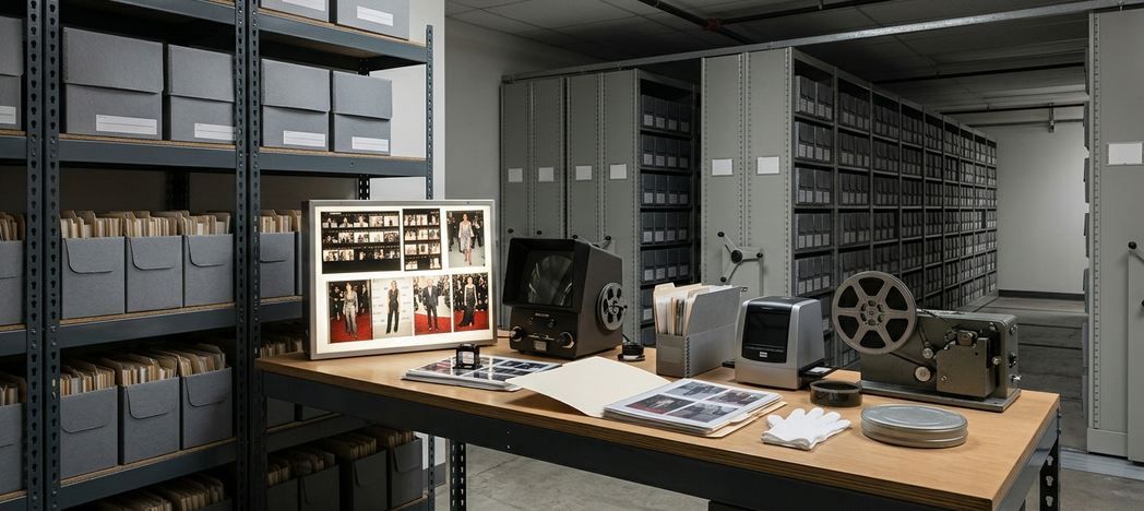 Image showing archive research