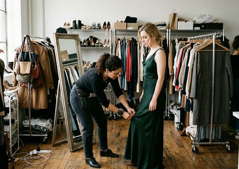 Stylist fitting